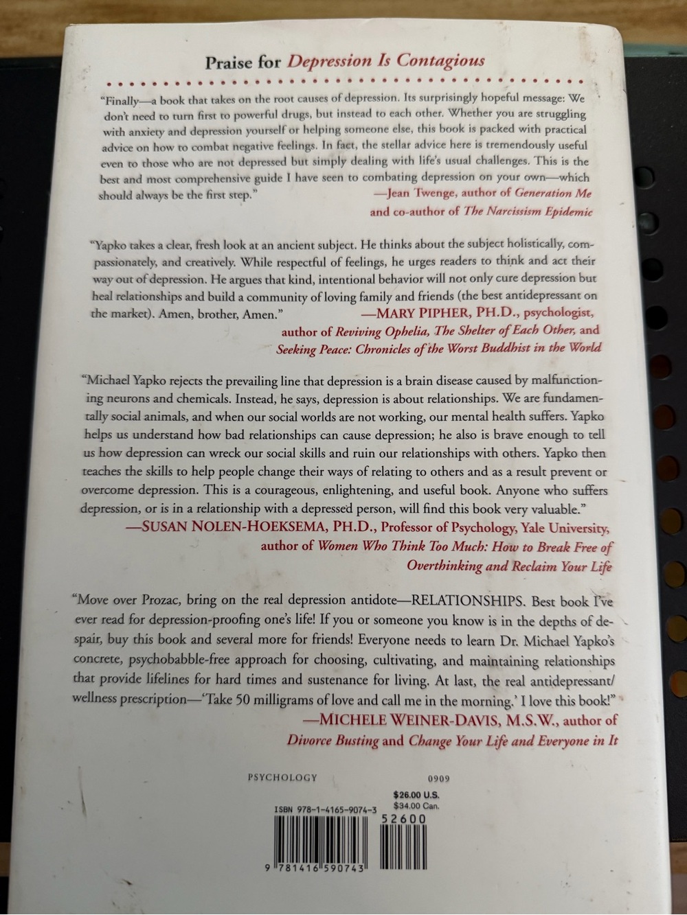 Book- Depression is Contagious - Picture 2 of 2